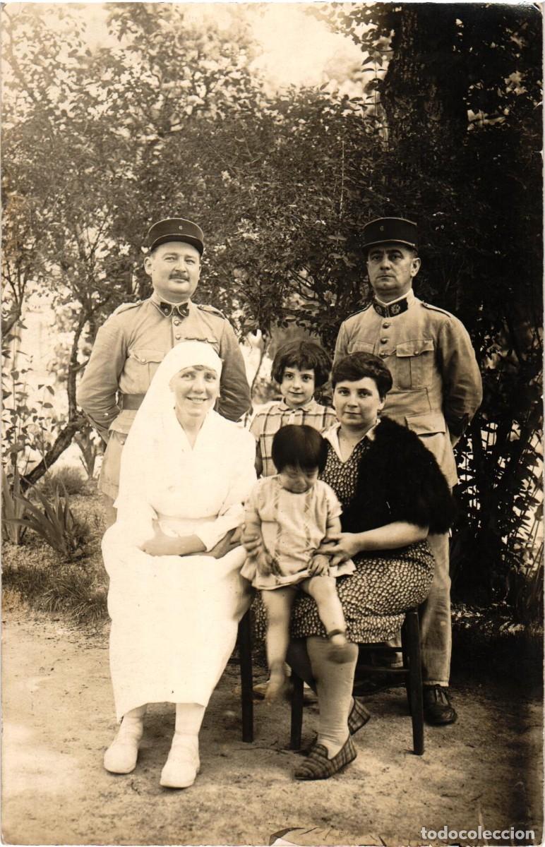 Militaria: Soldados FRANCESES durante la 1 Primera Guerra Mundial - Poilus - Enfermera Nurse