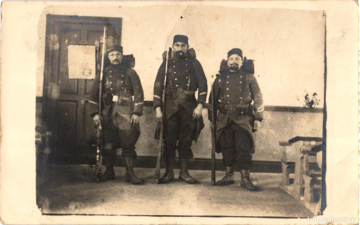 Militaria: Soldados FRANCESES durante la 1 Primera Guerra Mundial - Poilus