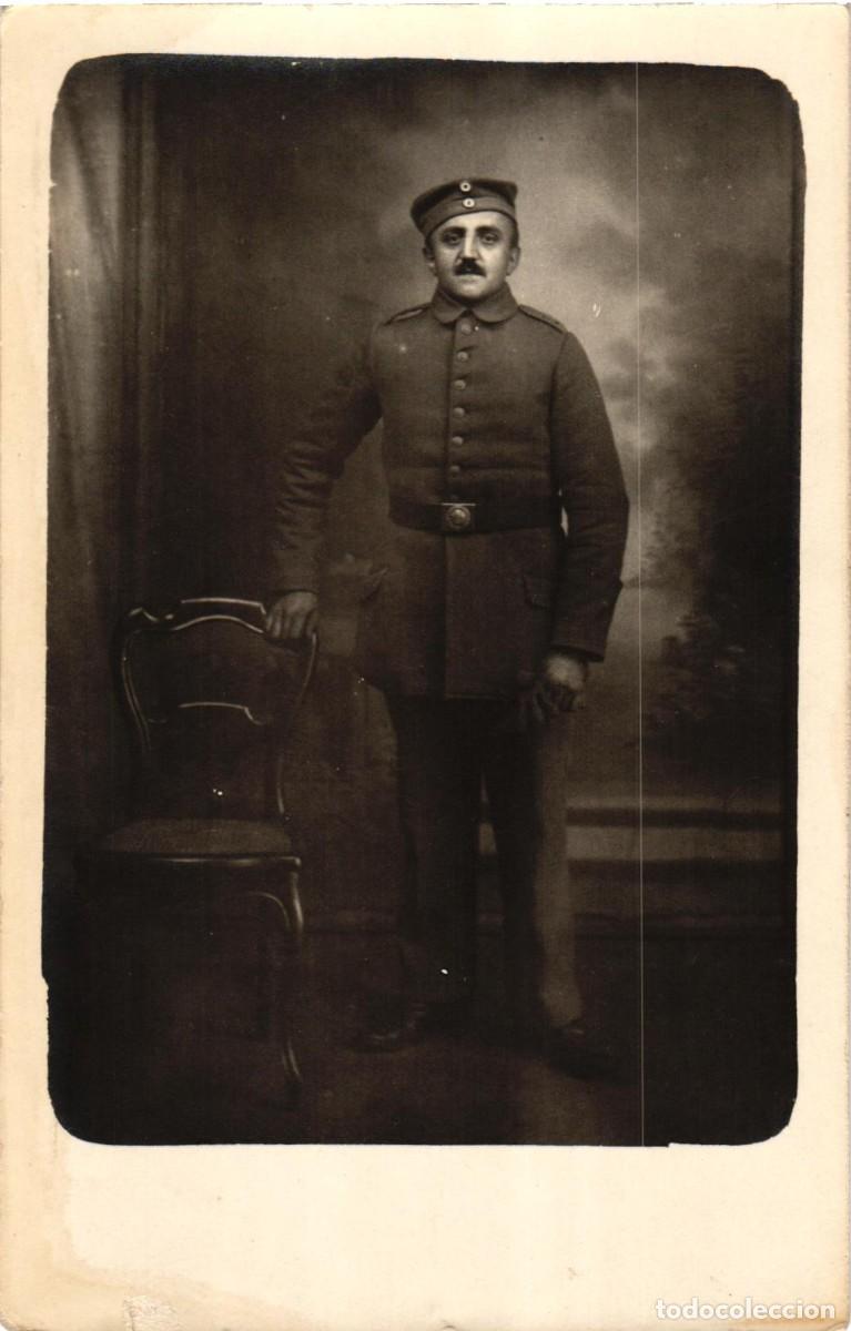 Military Antiques: Soldado aleman - Fotografia de estudio - Epoca: 1 Guerra Mundial