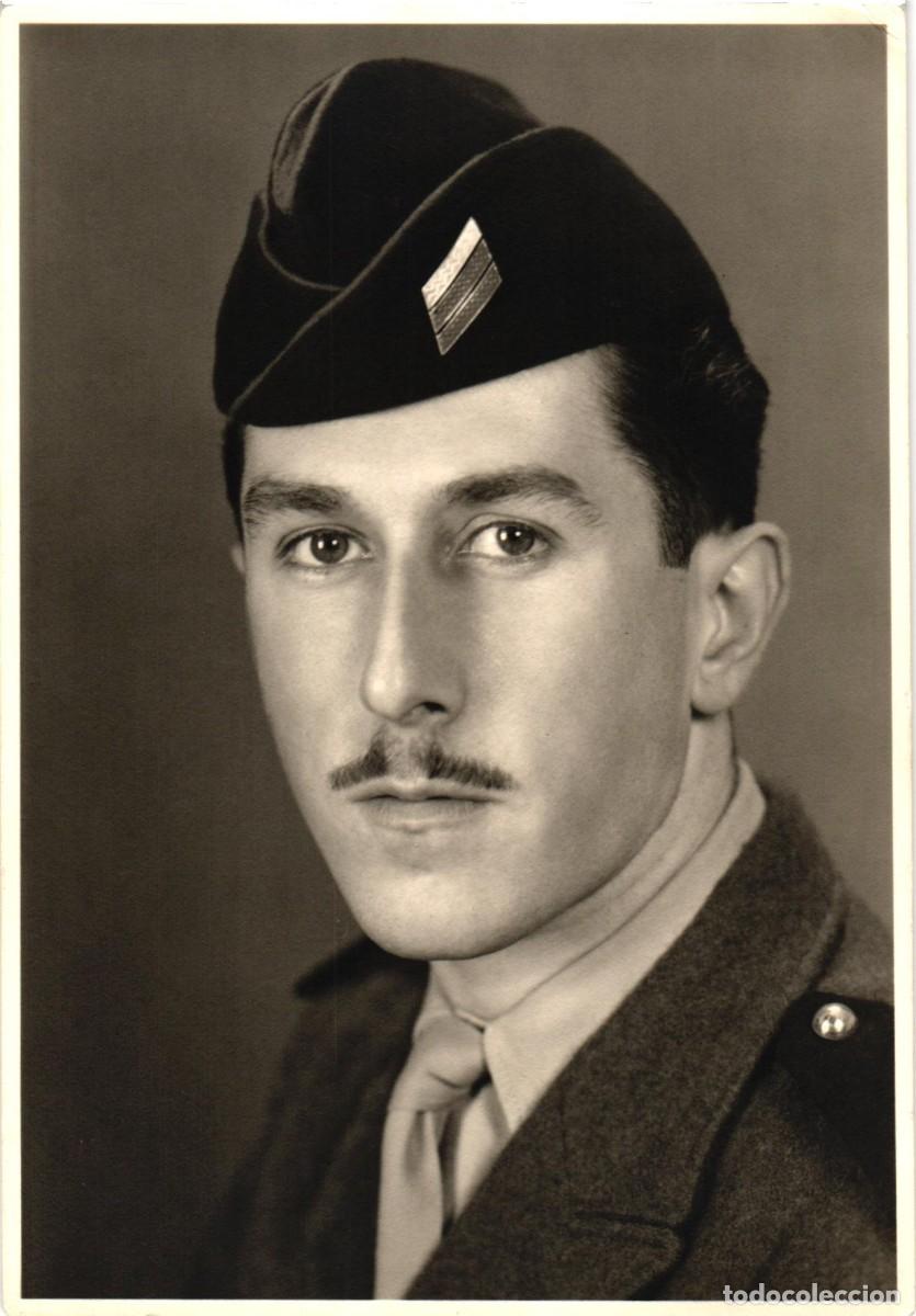 Militaria: Soldado franc&eacute;s durante la II Guerra Mundial - Retrato de estudio