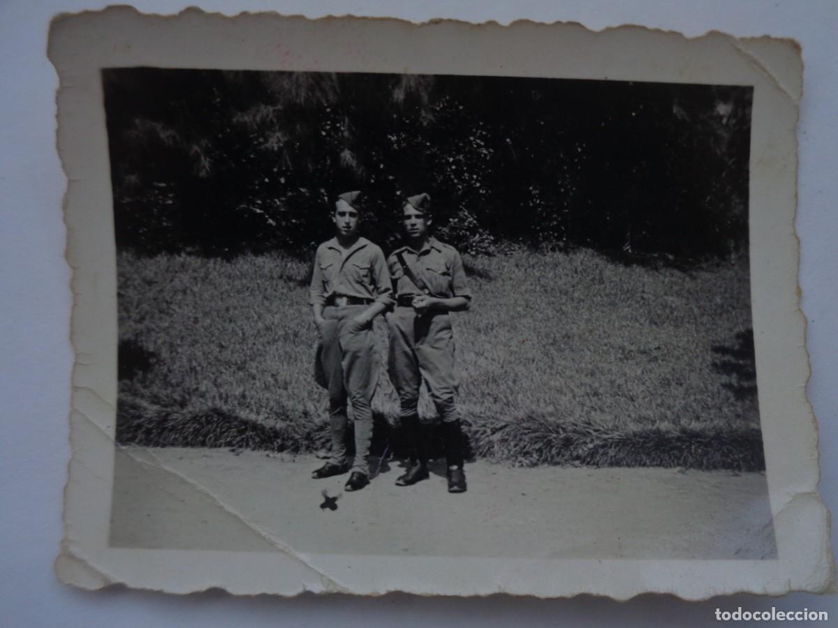 Militaria: GUERRA CIVIL : FOTO DE DOS MILITARES NACIONALES