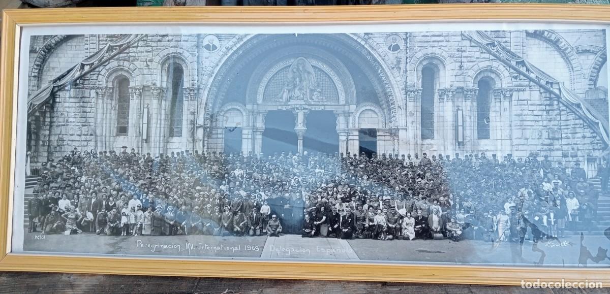 Militaria: RARA FOTOGRAF&Iacute;A PEREGRINACI&Oacute;N MILITAR INTERNACIONAL 1969 DELEGACI&Oacute;N ESPA&Ntilde;OLA,LOURDES FOTO MILITARES