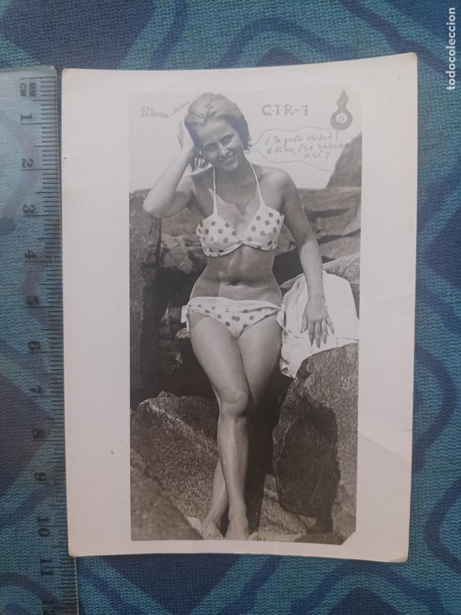 Militaria: Chica. Foto de &eacute;poca. CIR 7 Paterna B&eacute;tera, Valencia