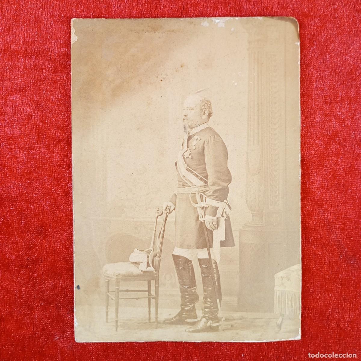 Militaria: FOTOGRAF&Iacute;A - MILIAR EJ&Eacute;RCITO ESPA&Ntilde;OL - P. M. HEBERT - MADRID - CALLE DEL PRADO, 10 - C. 1880 / 799