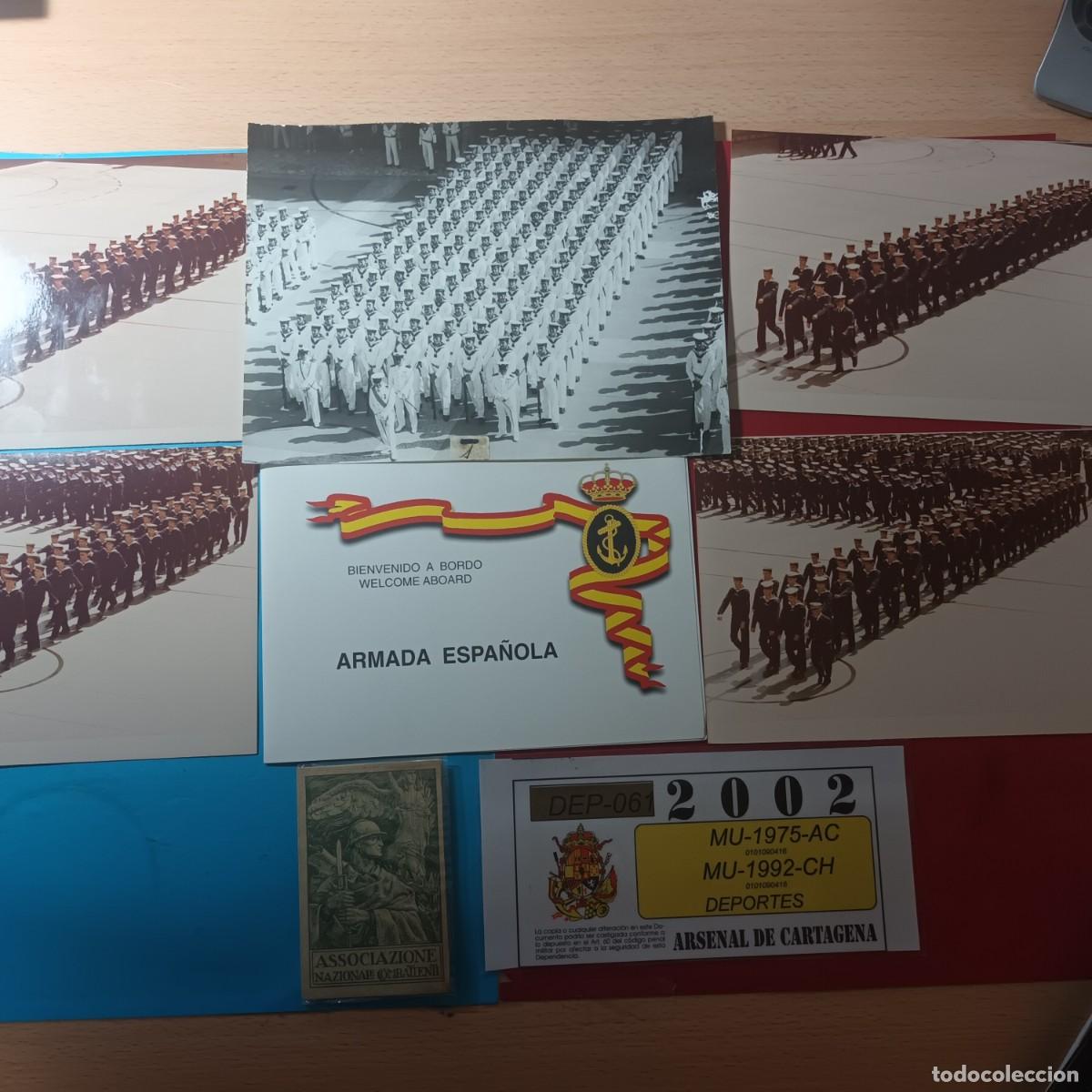 Militaria: Armada Española y Carnet Italiano 2&ordf; Guerra Mundial