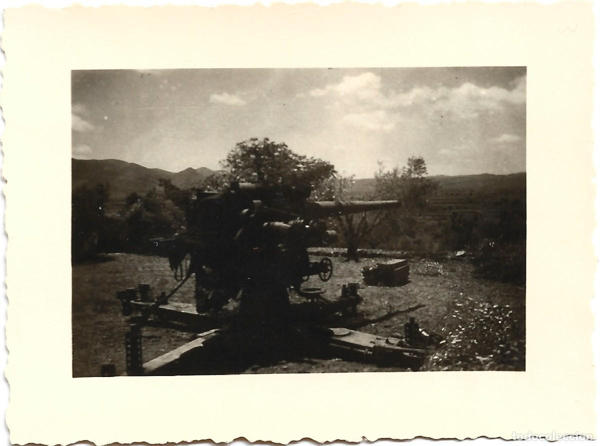 Militaria: 1938ca fotograf&iacute;a guerra civil Ca&ntilde;&oacute;n antia&eacute;reo 8,8 cm Flak 18 de la Legi&oacute;n C&oacute;ndor en Castell&oacute;n