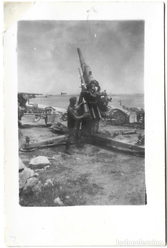 Militaria: 1938ca fotograf&iacute;a guerra civil Ca&ntilde;&oacute;n antia&eacute;reo 8,8 cm Flak 18 de la Legi&oacute;n C&oacute;ndor en Castell&oacute;n
