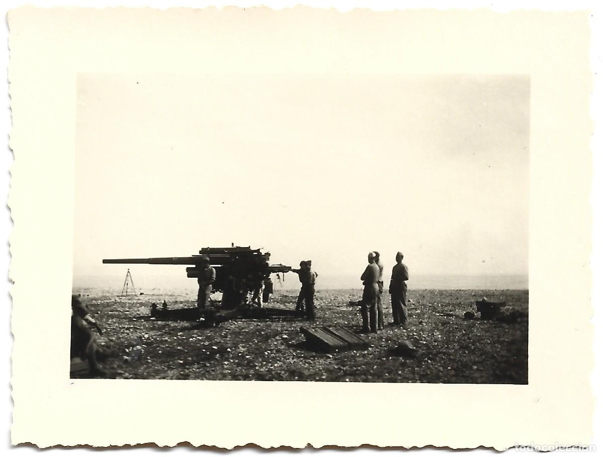 Militaria: 1938ca fotograf&iacute;a guerra civil Ca&ntilde;&oacute;n antia&eacute;reo 8,8 cm Flak 18 de la Legi&oacute;n C&oacute;ndor en Castell&oacute;n