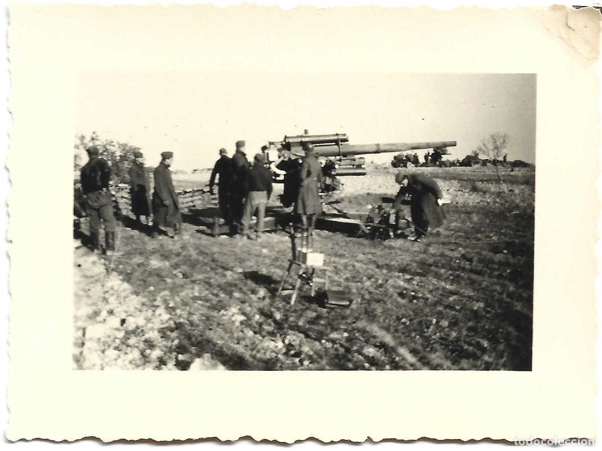 Militaria: 1938ca fotograf&iacute;a guerra civil Ca&ntilde;&oacute;n antia&eacute;reo 8,8 cm Flak 18 de la Legi&oacute;n C&oacute;ndor en Castell&oacute;n