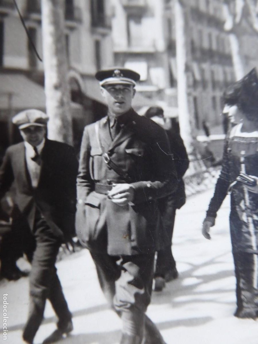 Militaria: Fotograf&iacute;a teniente artiller&iacute;a del ej&eacute;rcito espa&ntilde;ol. Guerra de Marruecos