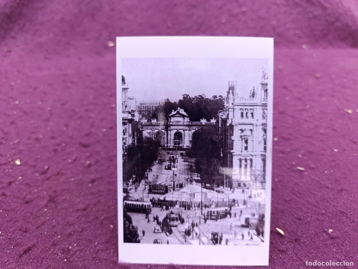 Military Antiques: Antigua fotograf&iacute;a de Archivo, Guerra Civil, 1936, Madrid, La Cibeles protegida, sello al dorso