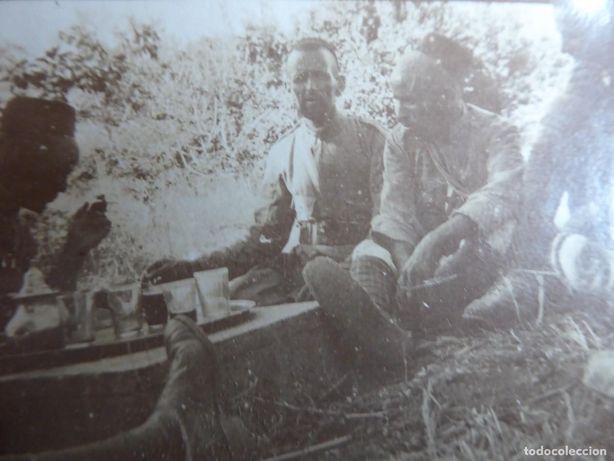 Militaria: Fotograf&iacute;a soldados Regulares. Guerra de Marruecos