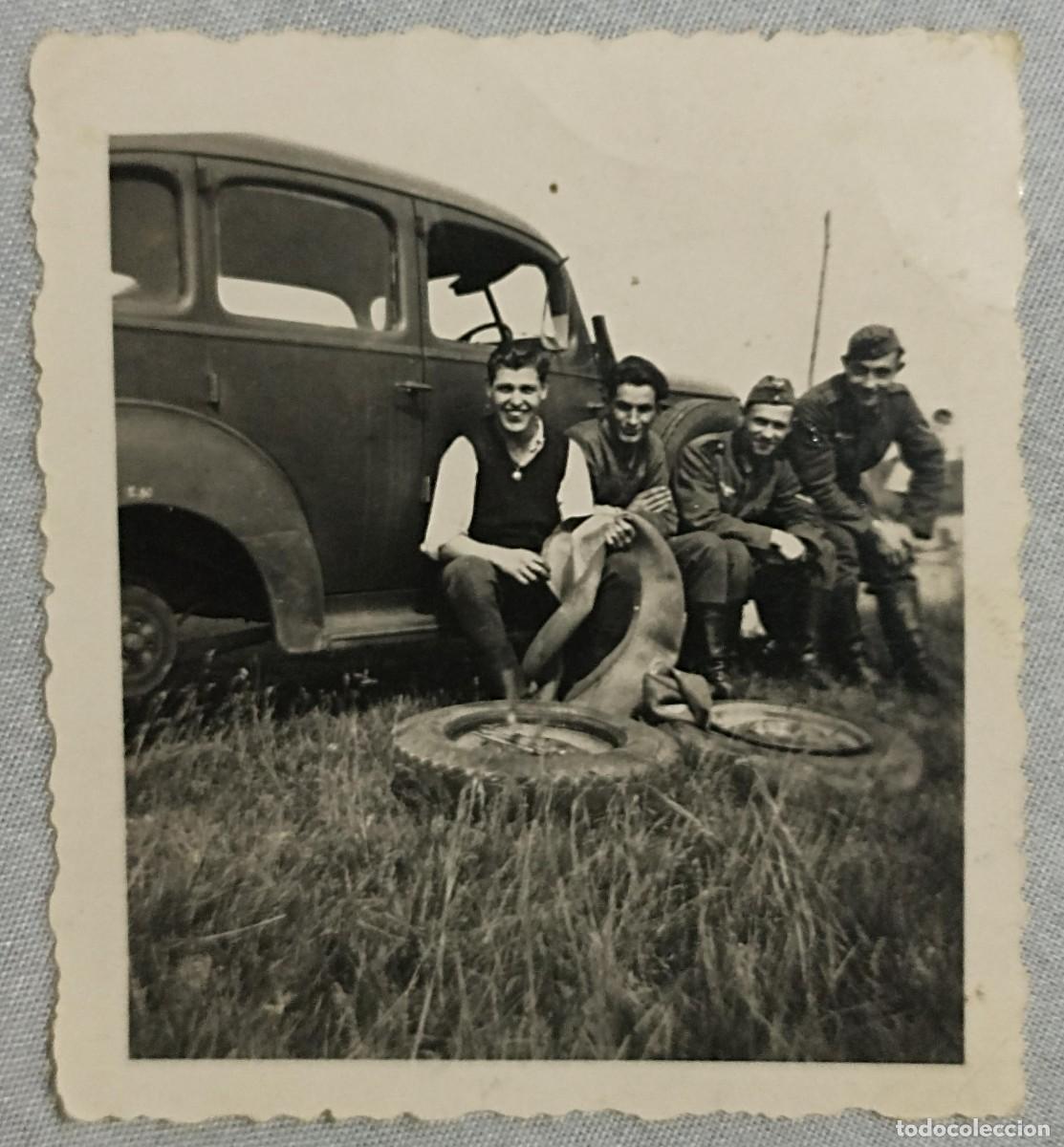 Militaria: Fotograf&iacute;a Original suboficiales alemanes (III Reich Hitler- Nazi- Alemania) WWII