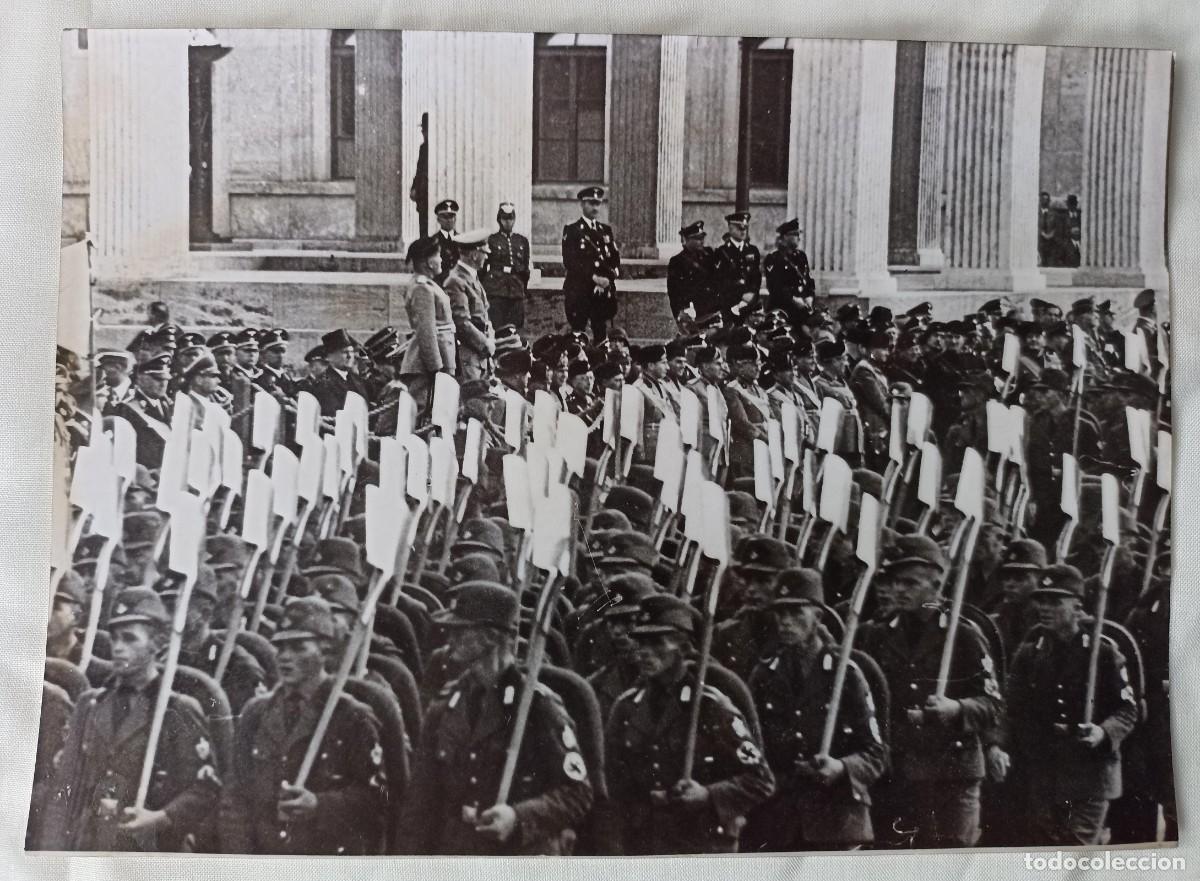 Militaria: Hitler y Mussolini en Munich, fotograf&iacute;a Original (III Reich Hitler- Nazi- Alemania) 1937