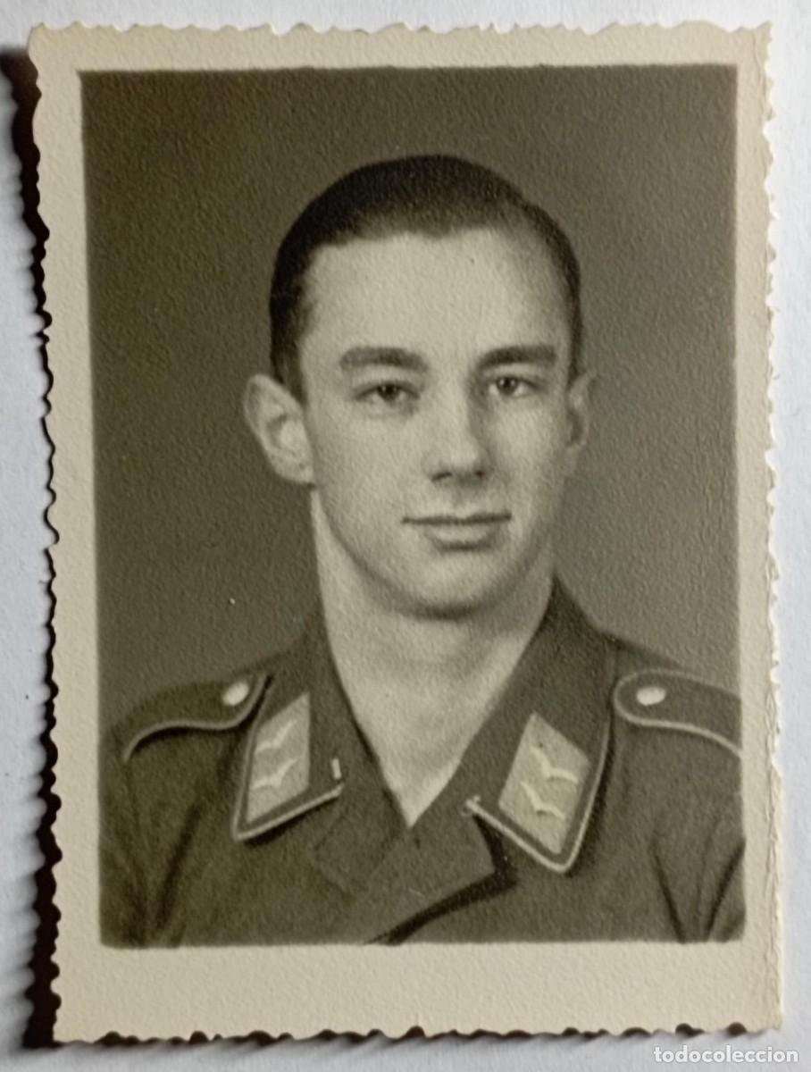 Militaria: Fotograf&iacute;a soldado de la Luftwaffe (III Reich Hitler- Nazi- Alemania) WWII