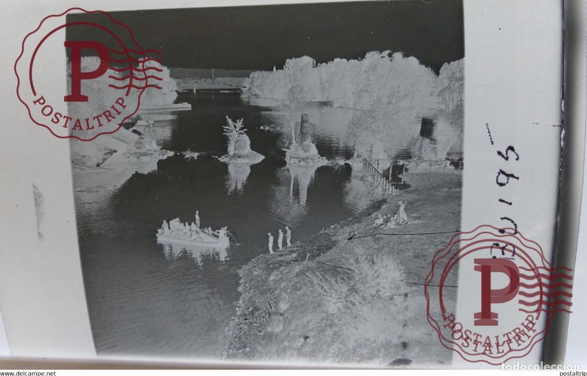 Militaria: WW2 ORIGINAL NEGATIVE BRITISH BUILD BRIDGE SEINE NORMANDY BAILEY BRIDGE 9*6CM GUERRE CROWN PHOTO