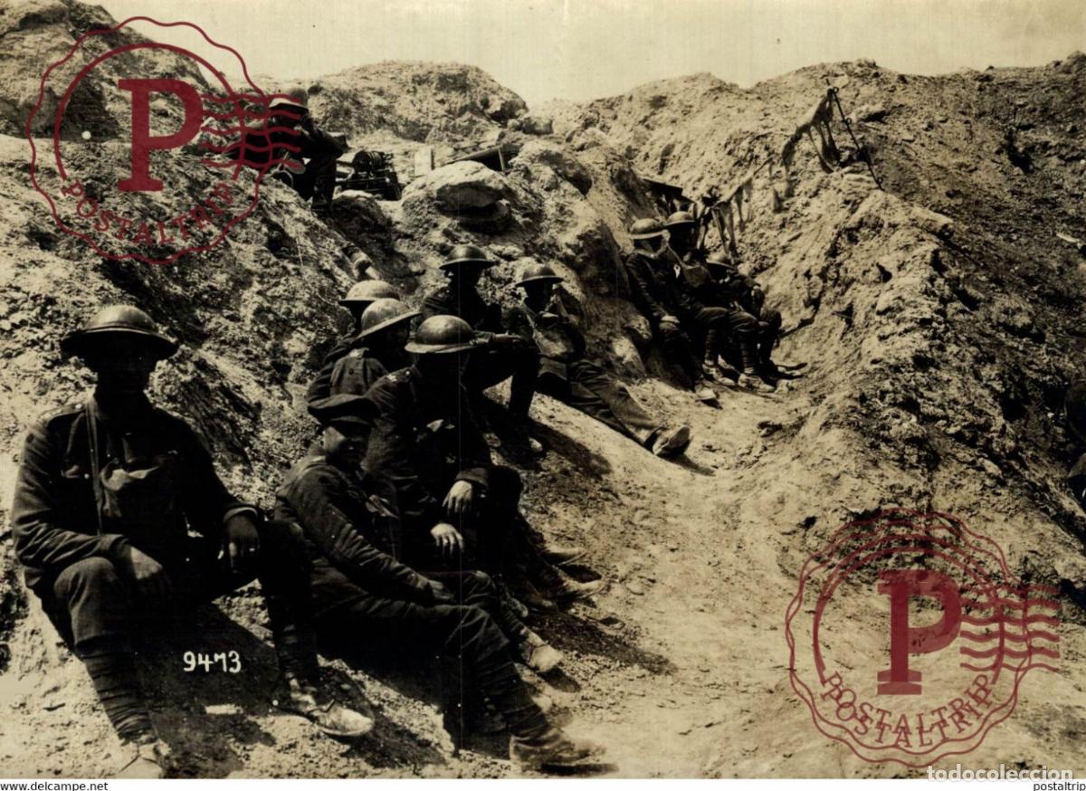 Militaria: CRACK SEE SCAN CHEMIN DES DAMES PREMIERS PRISONNIERS FAITS PAR LES ALLEMANDS 16*12CM aktiebolaget bi