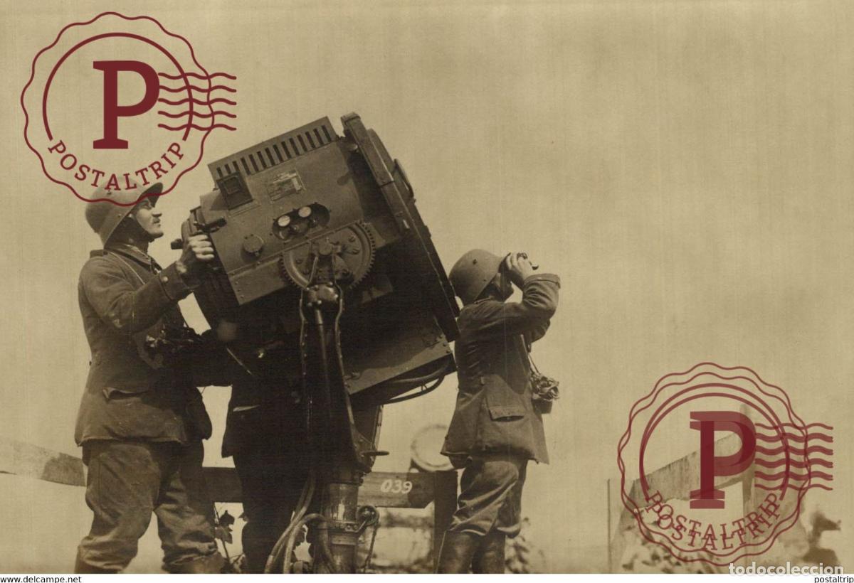 Militaria: FRONT OCCIDENTAL PROJECTEURS RECHERCHE DE PILOTES ENNEMIS PROJECTEURS 16*12CM aktiebolaget bild-cen