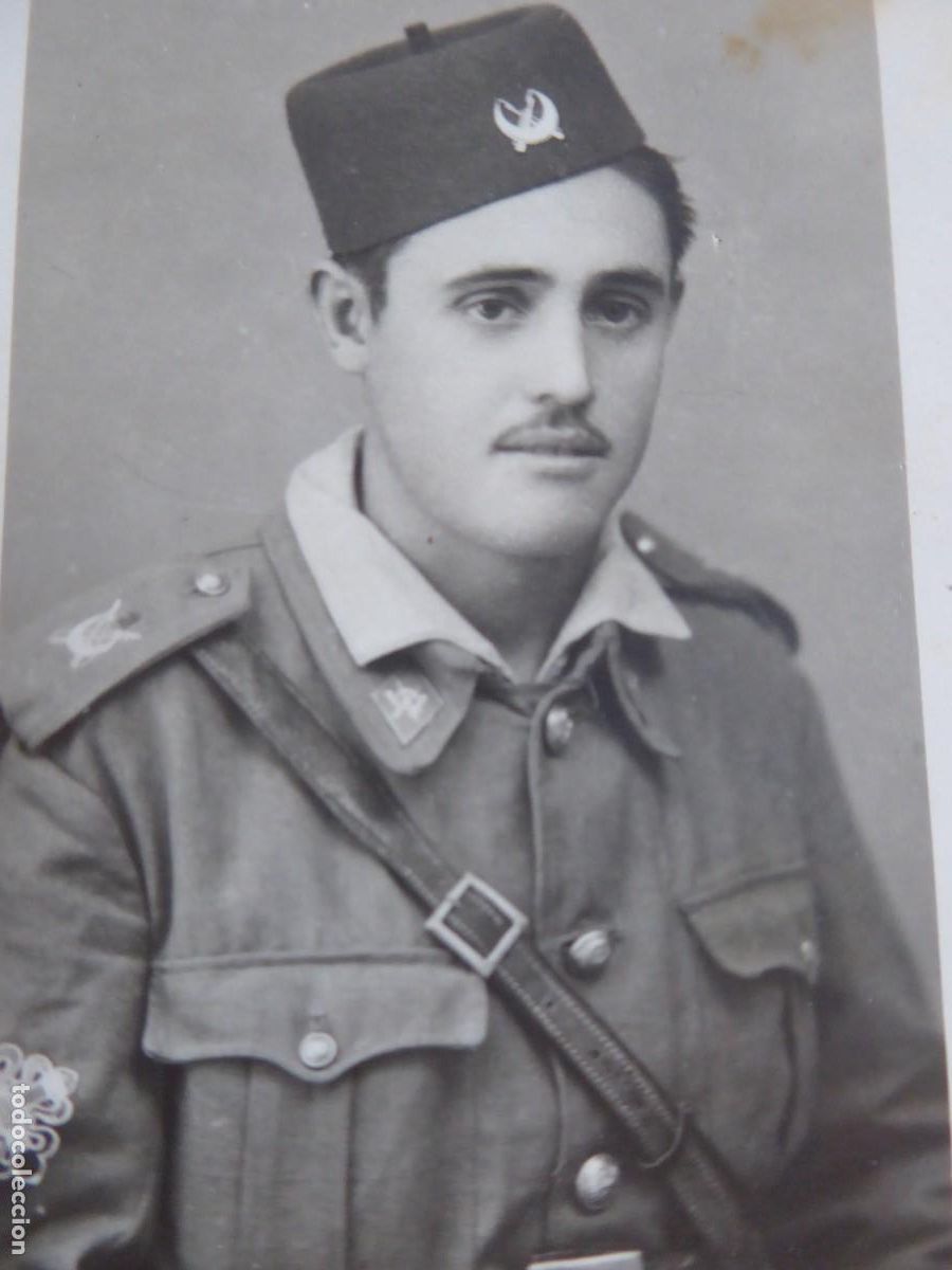 Militaria: Fotograf&iacute;a soldado regulares.