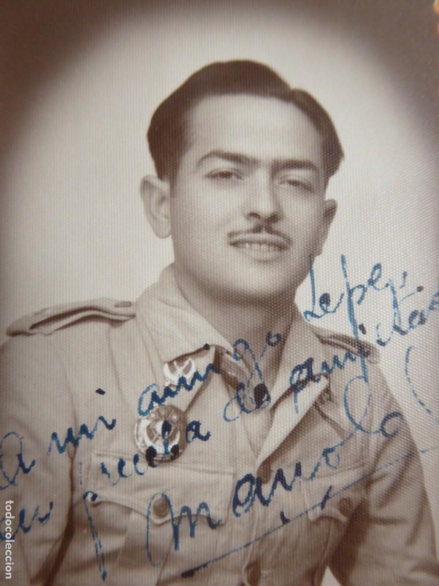 Militaria: Fotograf&iacute;a soldado Regulares. Transmisiones