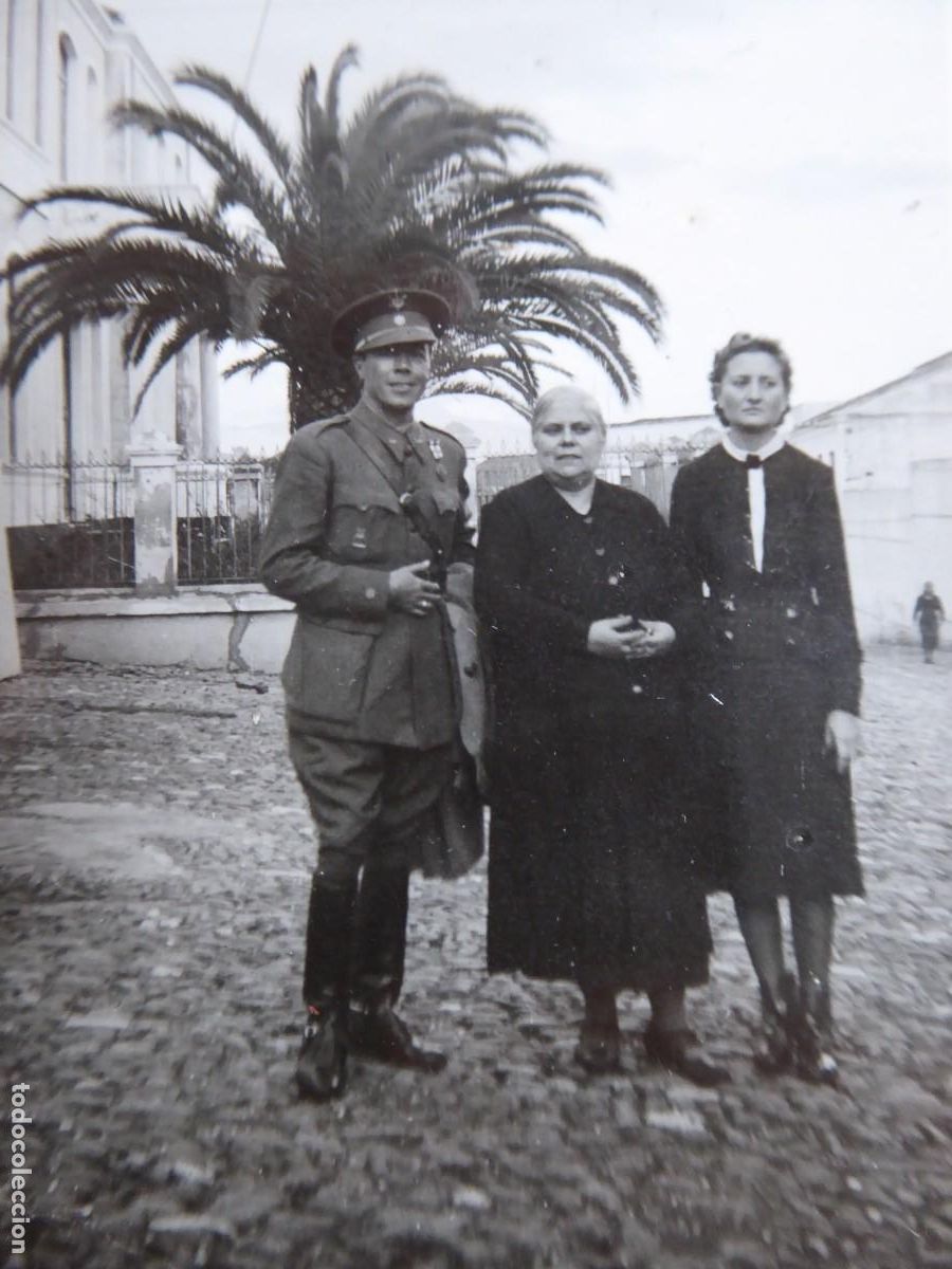 Militaria: Fotograf&iacute;a comandante regulares. Guerra de Marruecos