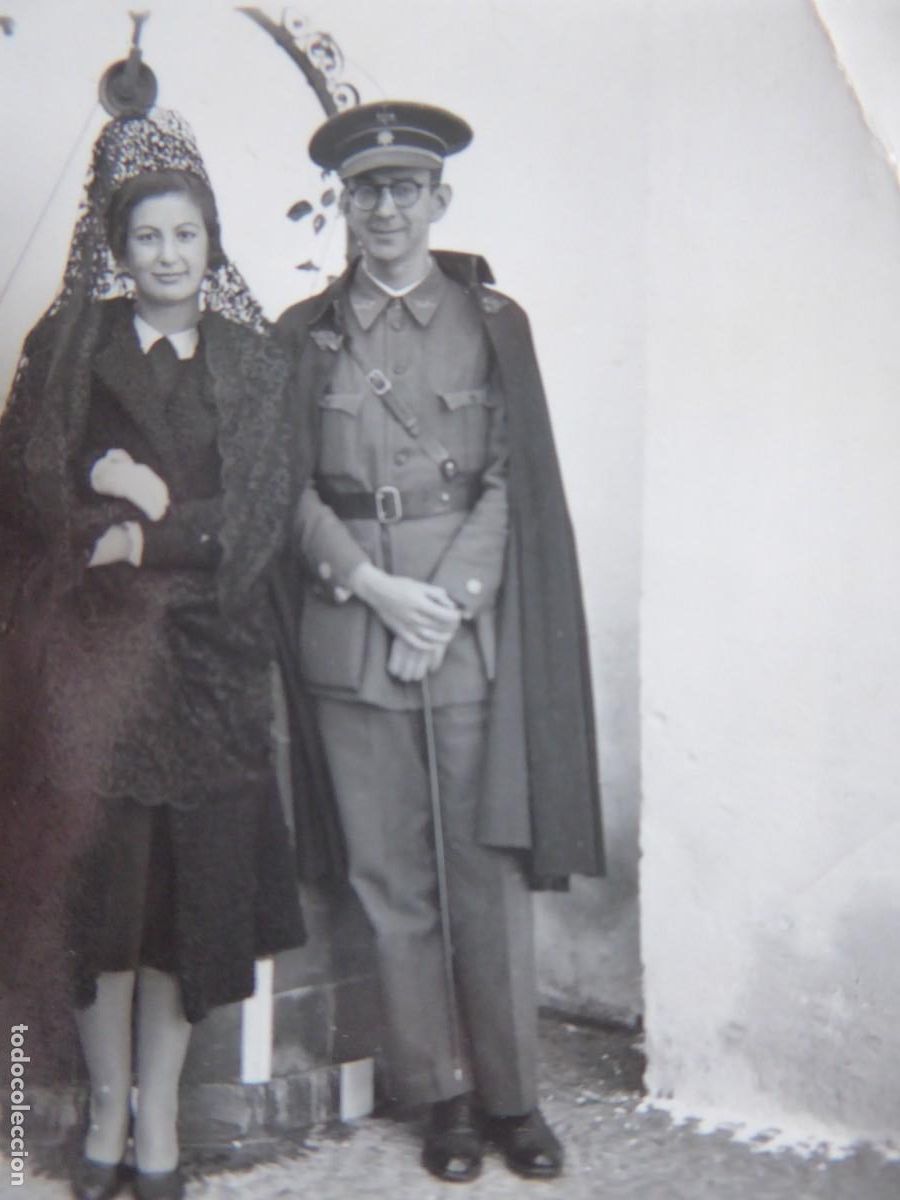 Militaria: Fotograf&iacute;a comandante regulares. Guerra de Marruecos