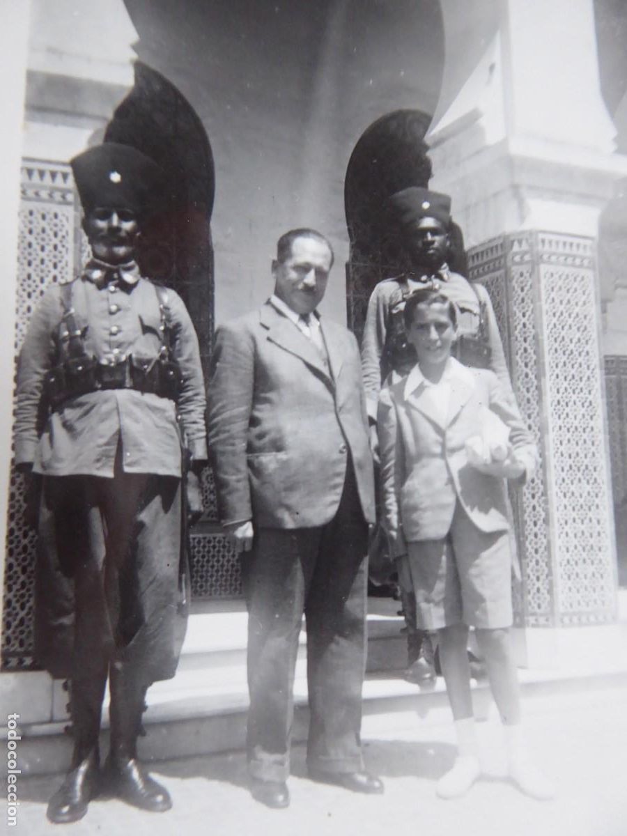 Militaria: Fotograf&iacute;a guardia Jalifiana. Tetu&aacute;n 1943