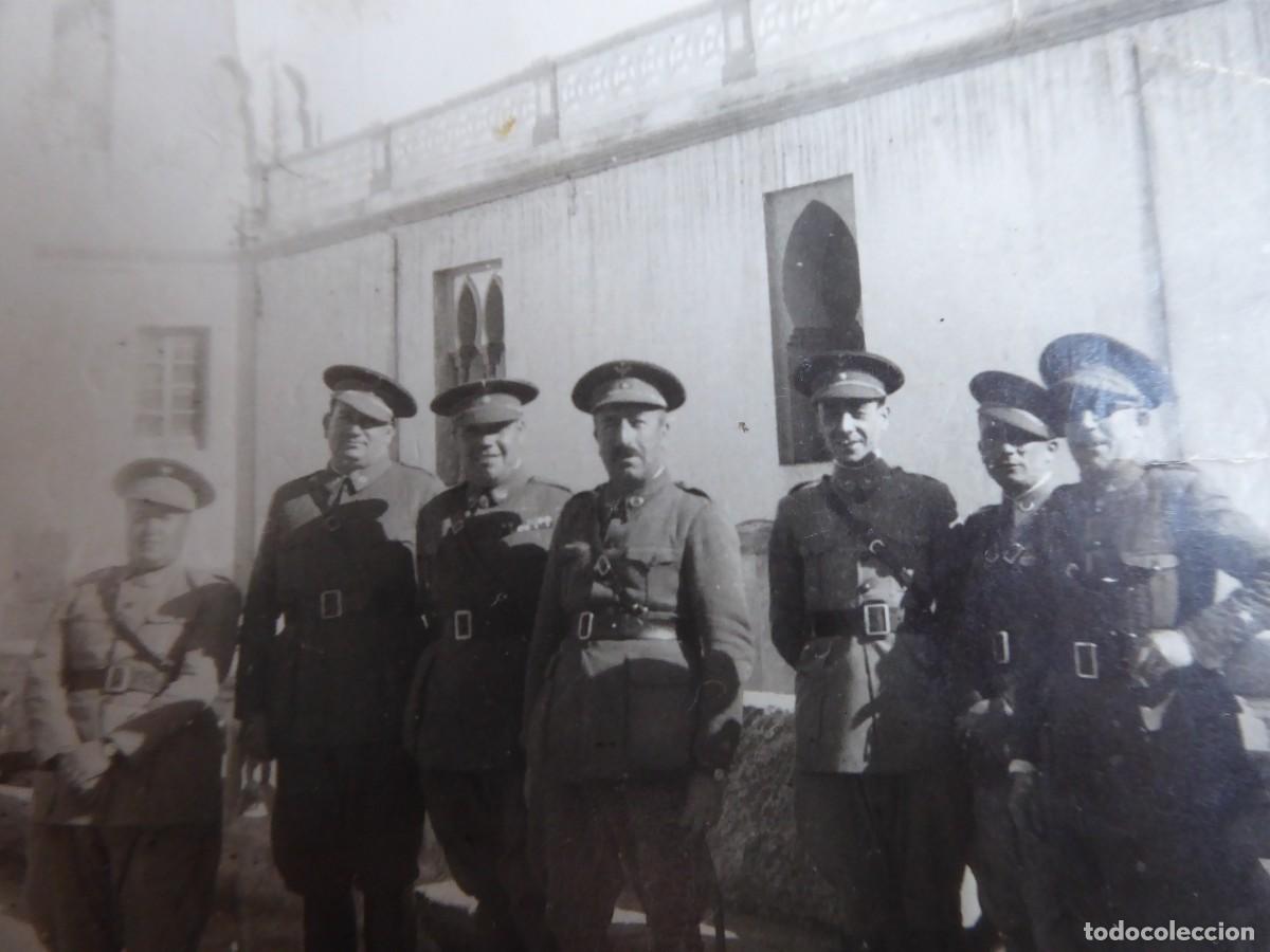 Militaria: Fotograf&iacute;a oficiales regulares. Guerra de Marruecos