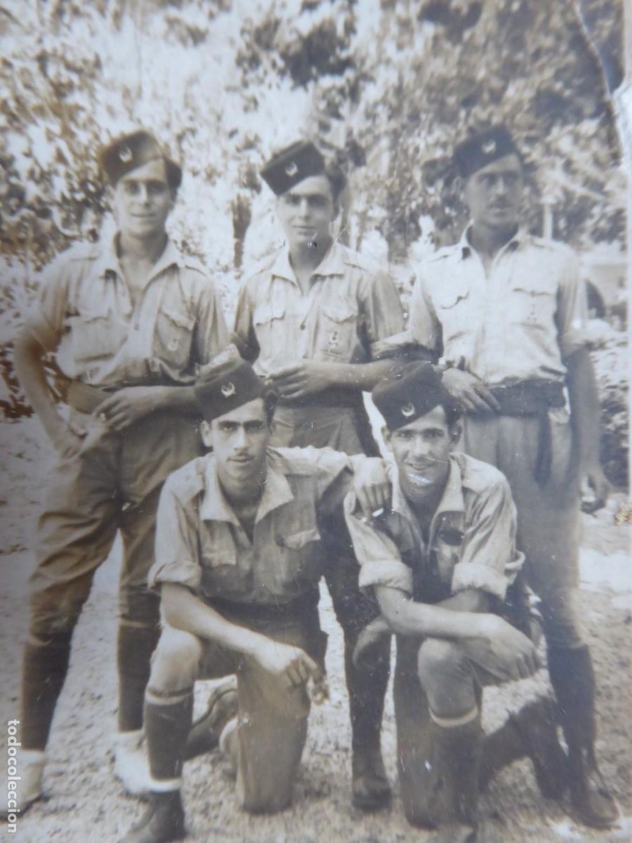 Militaria: Fotograf&iacute;a soldados regulares.