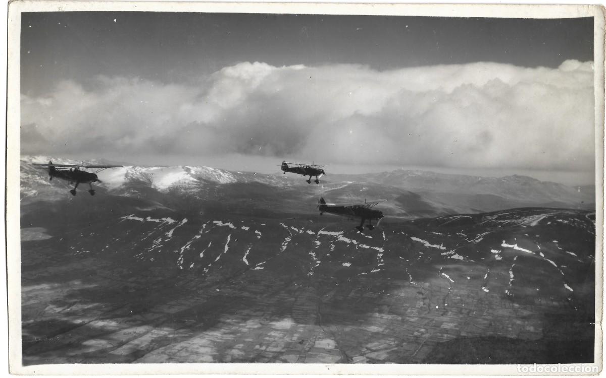 Militaria: 1938ca Fotograf&iacute;a guerra civil avi&oacute;n escuadrilla Henschel Hs 126 Legi&oacute;n C&oacute;ndor reconocimient 18x11