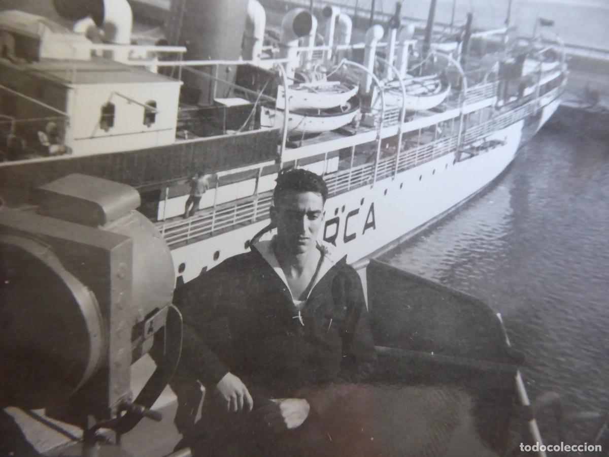 Militaria: Fotograf&iacute;a marinero armada.