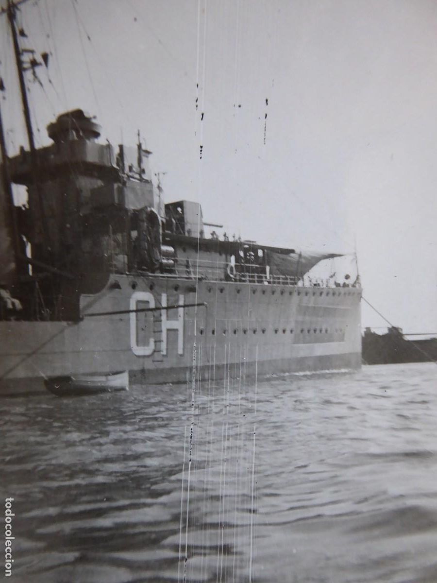 Militaria: Fotograf&iacute;a destructor Churruca armada.