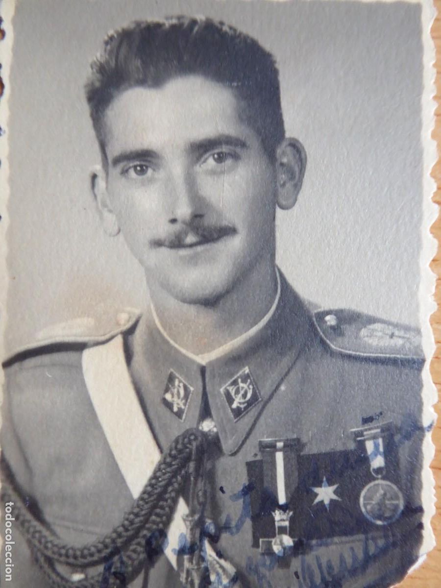 Militaria: Fotograf&iacute;a alf&eacute;rez provisional del ej&eacute;rcito espa&ntilde;ol. Guadalajara