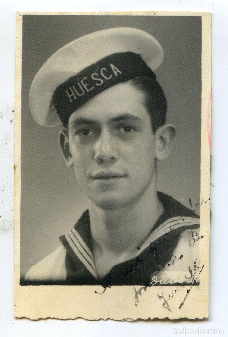 Militaria: Marinero del destructor Huesca, con su Lepanto, bando nacional, guerra civil, C&aacute;diz 1938