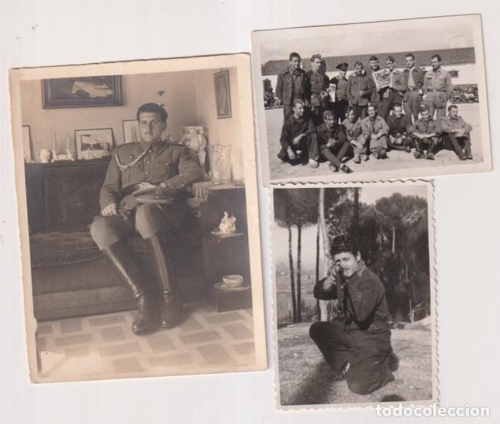 Militaria: Lote de 3 Fotograf&iacute;a( 12x9 y 8,5x6c)