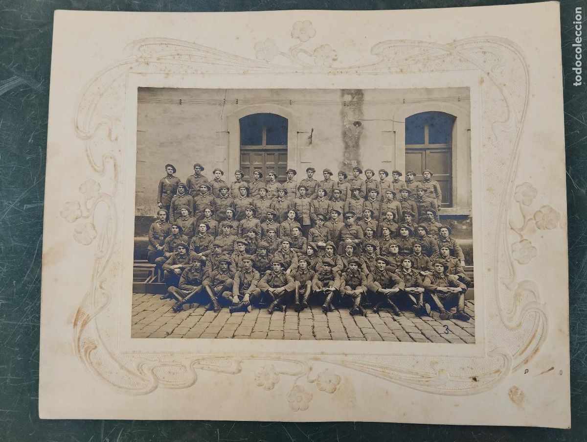 Militaria: FOTO GRUPO MILITARES ARTILLERIA