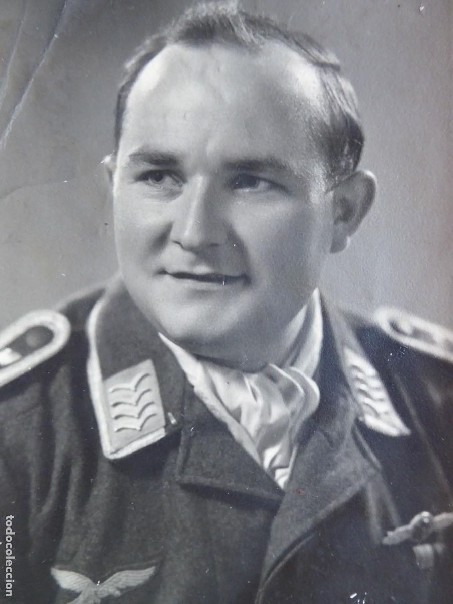 Militaria: Fotograf&iacute;a subteniente Luftwaffe. Oberfeldwebel
