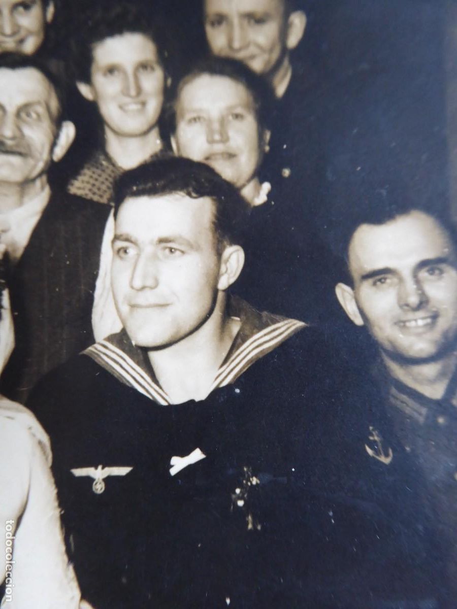 Militaria: Fotograf&iacute;a marinero Kriegsmarine. Hamburgo 1944