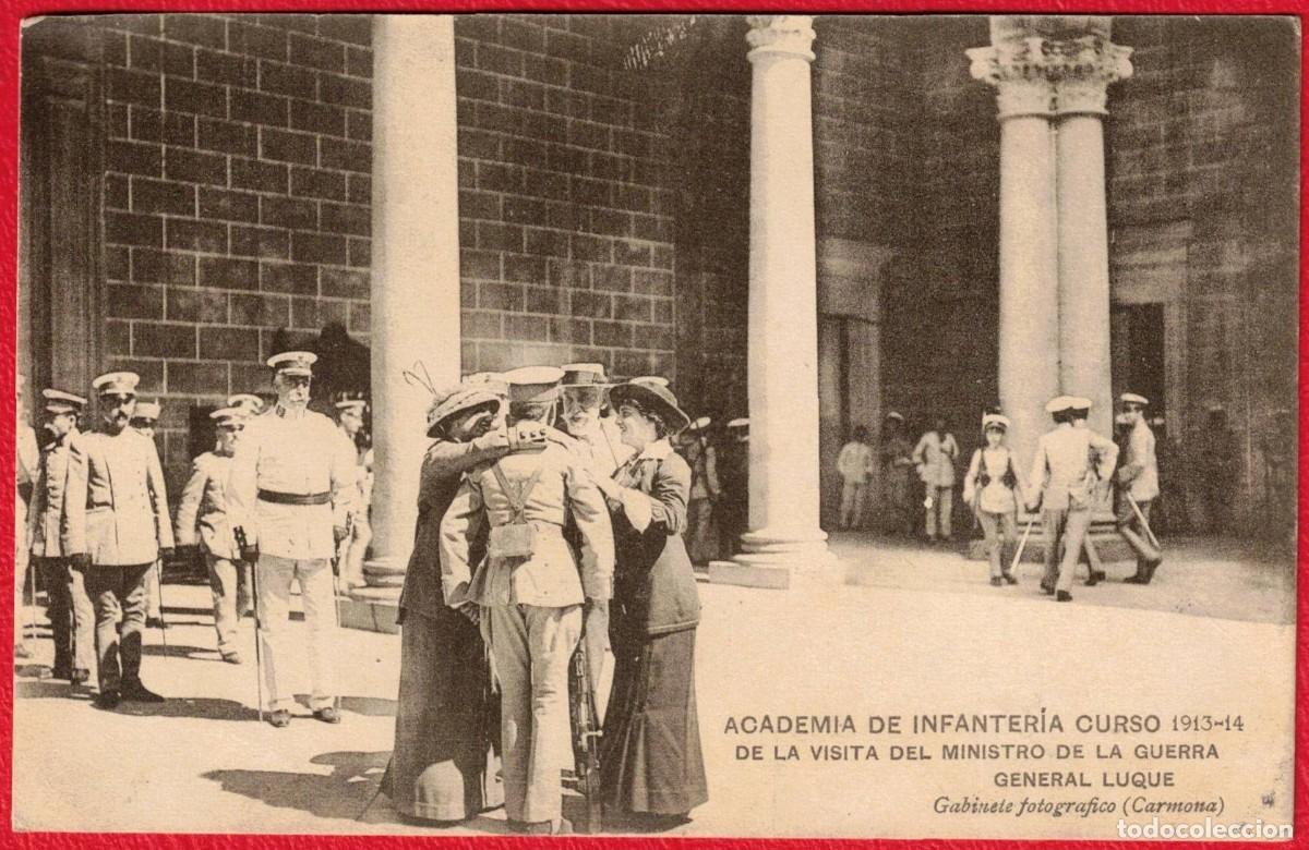 Militaria: Academia de Infanteria Curso 1913-1914 Ministro de la Guerra General Luque - Carmona fotografo