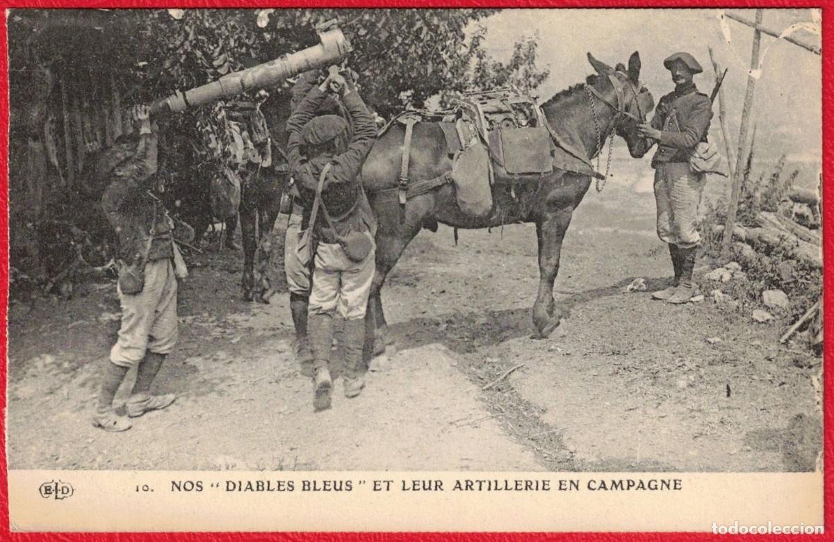 Militaria: 1&ordf; Guerra Mundial - Nos Diables bleus et leur artillerie en Campagne - Ed. Le Deley Paris