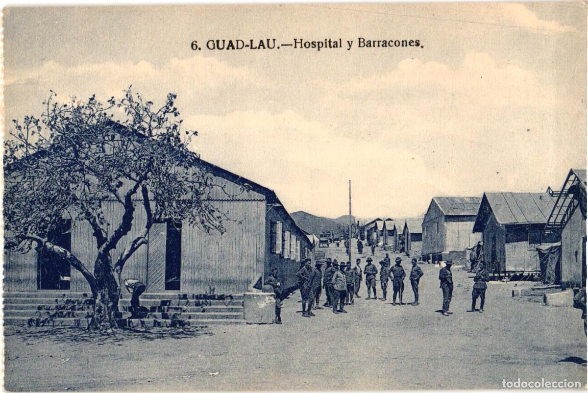 Militaria: Campamento militar espa&ntilde;ol en el Rif - Guad-Alu o Guad-el-Arba - Guerra del Rif 1909 - 1927