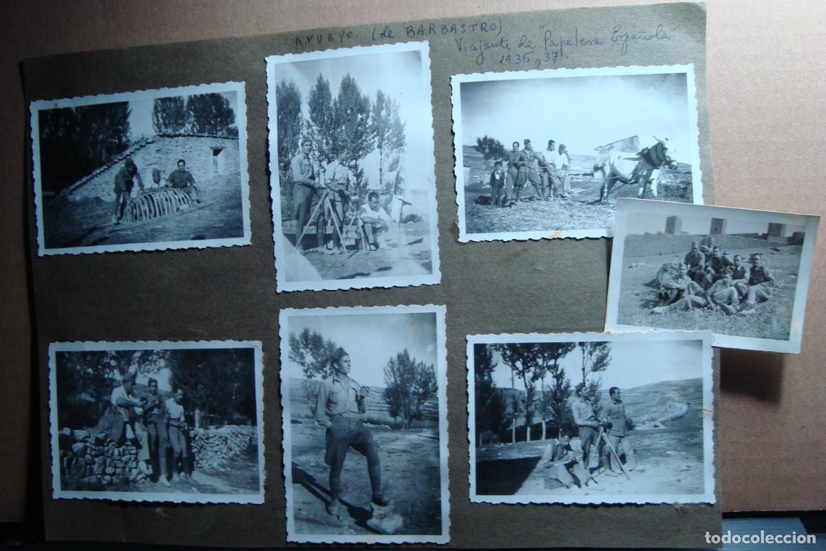 Militaria: FOTOGRAFIAS. A. PUEYO ( DE BARBASTRO ) VIAJANTE DE PAPELERA ESPA&Ntilde;OLA 1936-37. GUERRA CIVIL