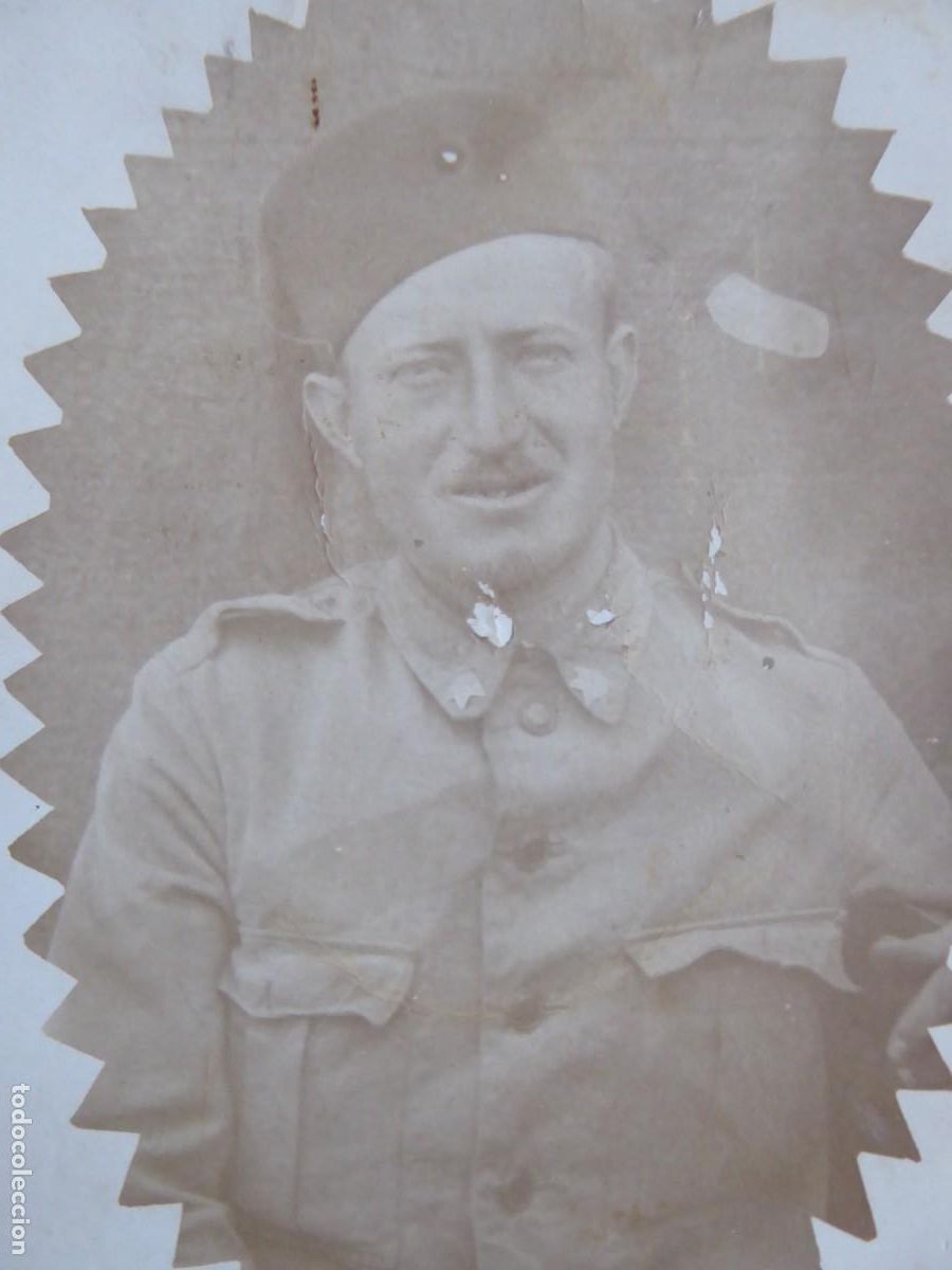 Militaria: Fotograf&iacute;a soldado Mehala. Guerra de Marruecos