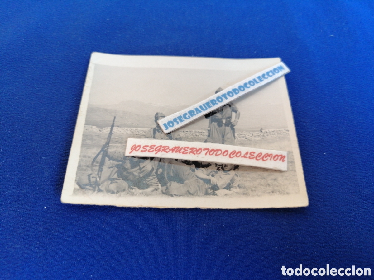 Militaria: EJ&Eacute;RCITO ESPA&Ntilde;OL MILITARES CON FUSILES FOTOGRAF&Iacute;A ANTIGUA SIGLO PASADO