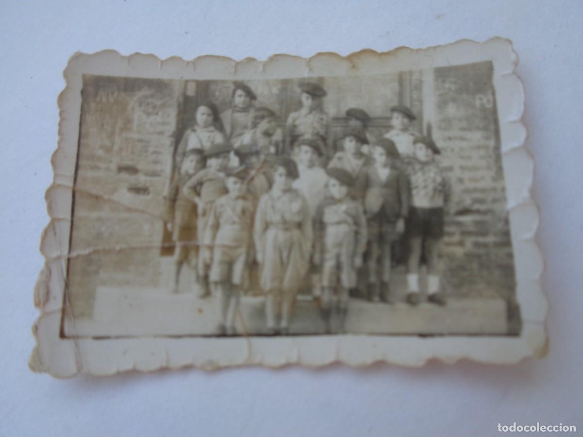 Militaria: GUERRA CIVIL - CARLISMO : PEQUE&Ntilde;ISIMA FOTO DE NI&Ntilde;OS DEL REQUETE UNIFORMADOS