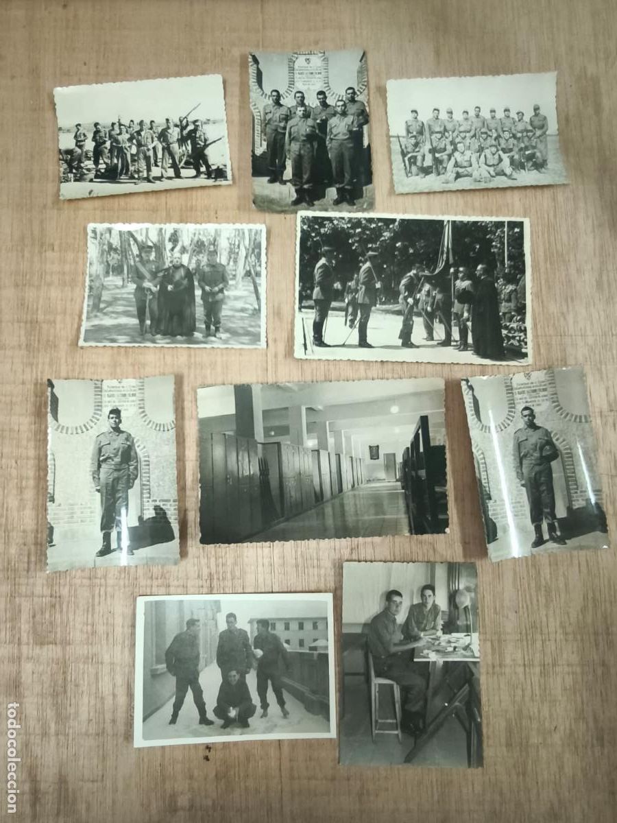 Militaria: LOTE DE 20 FOTOGRAF&Iacute;AS DE TEMATICA MILITAR (C7)