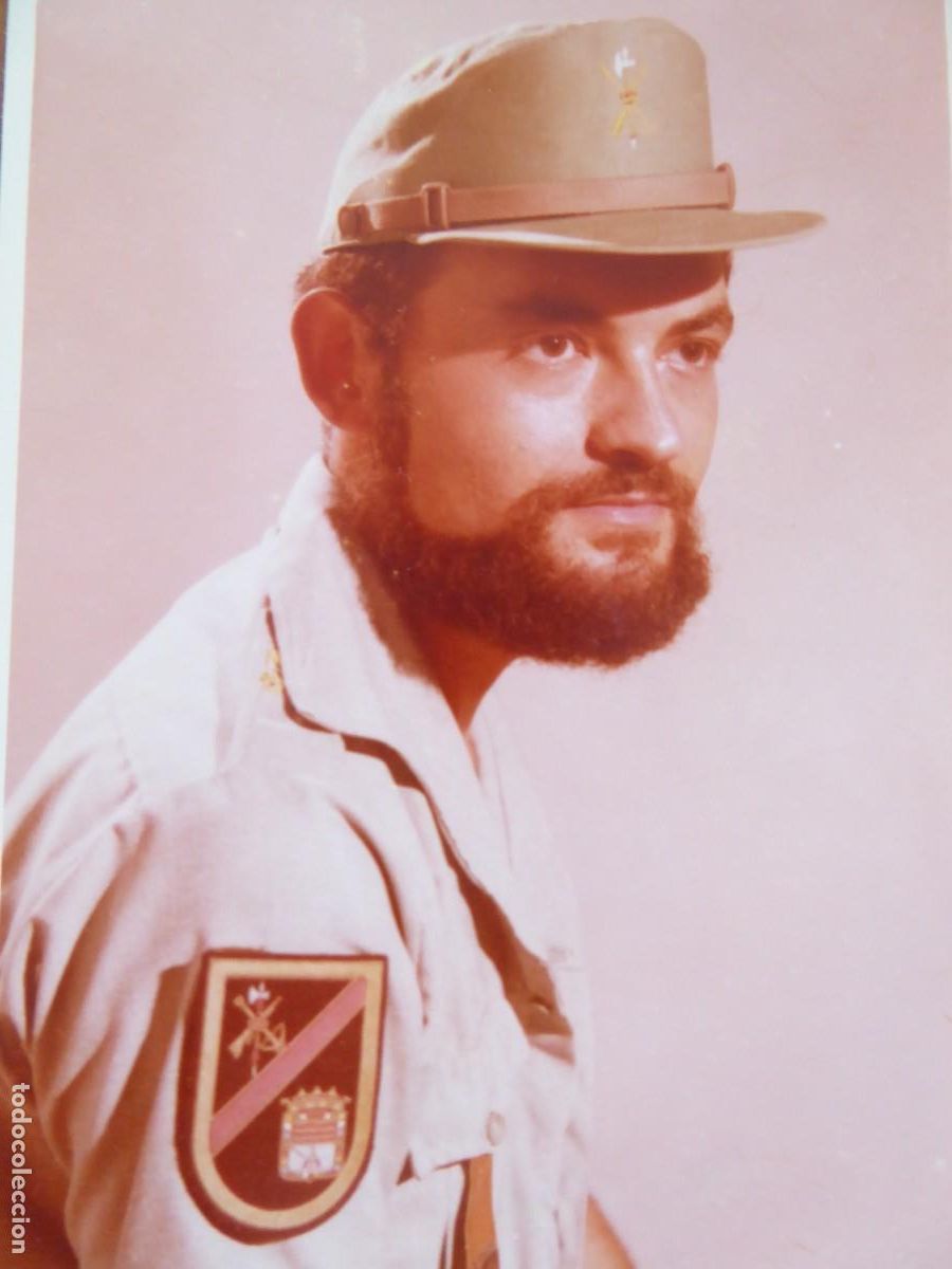 Militaria: Fotograf&iacute;a legionario. 1980