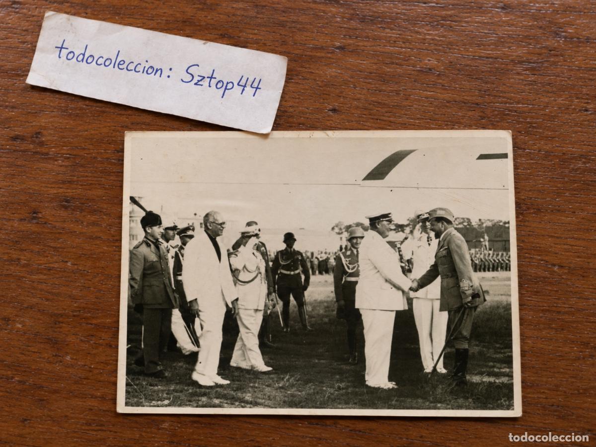 Militaria: Antigua Fotograf&iacute;a Militar 1938 - Hermann G&ouml;ring e Italo Balbo en el Aer&oacute;dromo