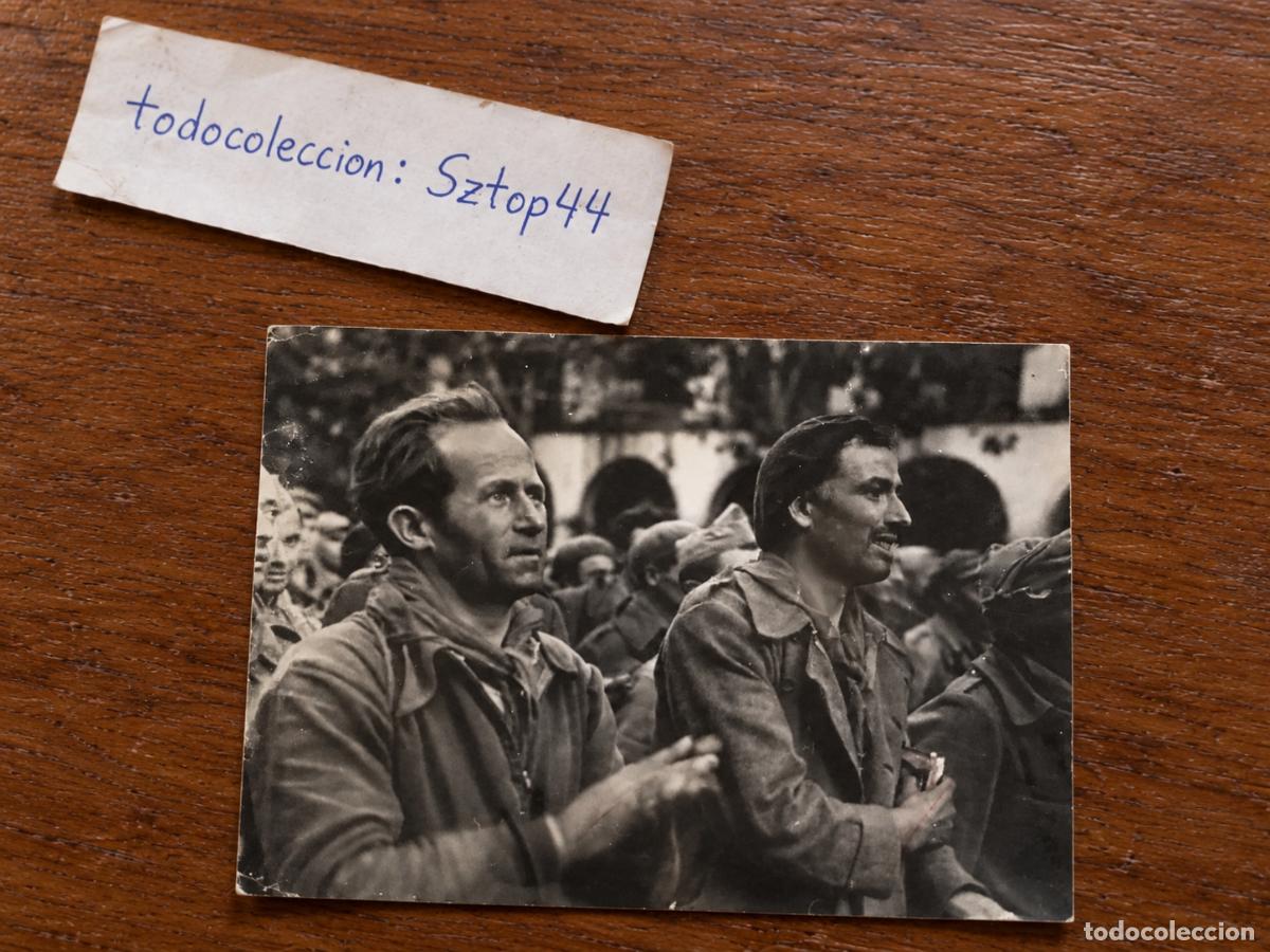 Militaria: Antigua Fotograf&iacute;a Guerra Civil 1938 - Despedida Brigadas Internacionales - Chim
