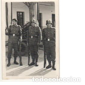 Militaria: Fotograf&iacute;a militares. Foto Peleas, Benavente. 7x10.